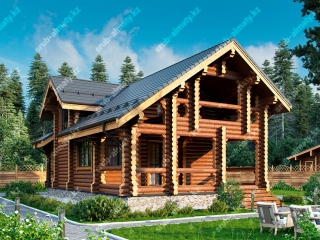 Дома из бревна ДК-131