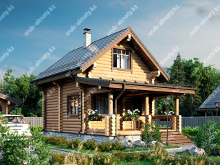 Бани из бревна БК-70