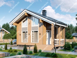 Дома из бруса ДП-82