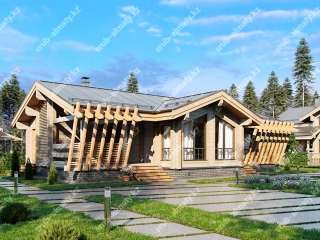 Дома из бруса ДП-104