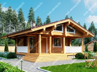 Бани из бревна БК-60