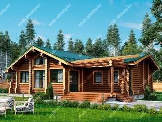 Дома из бревна ДК-112