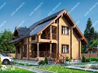 Бани из бревна БК-124