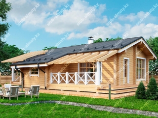 Дома из бруса ДП-83