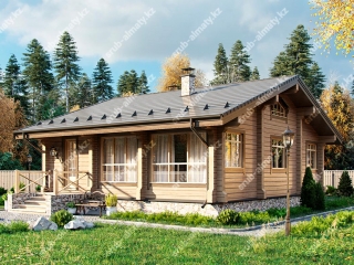 Дома из бруса ДП-76