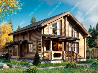 Дома из бревна ДК-152