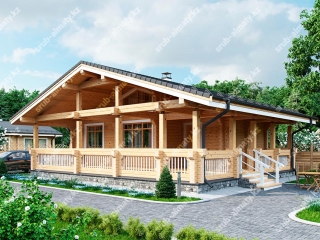 Дома из бруса ДП-81