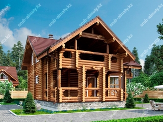 Дома из бревна ДК-150