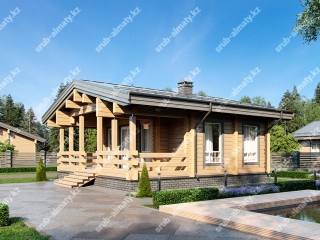 Дома из бруса ДП-66