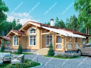 Дома из бревна ДК-110
