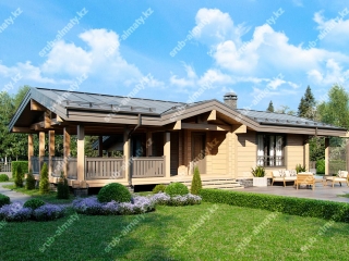 Бани из бруса БП-121