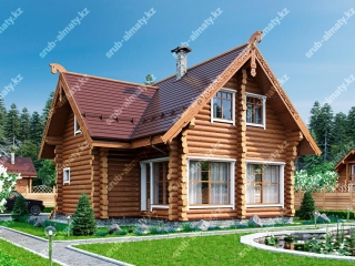 Дома из бревна ДК-176