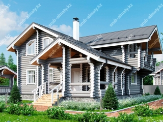 Дома из бревна ДК-177