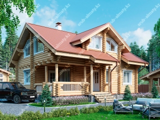 Дома из бревна ДК-154