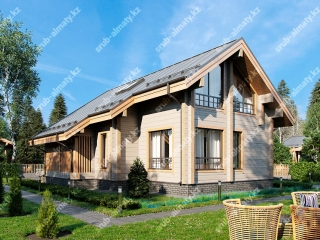 Дома из бруса ДП-117